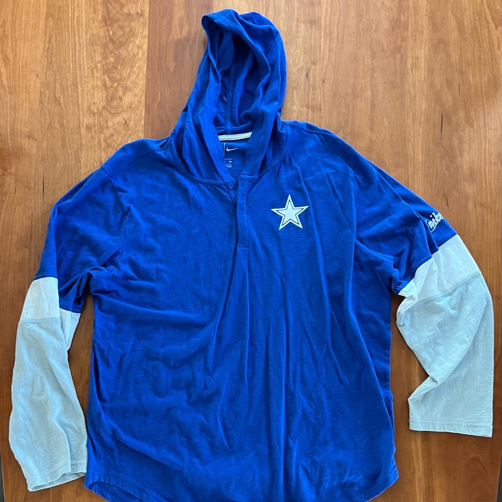 NIKE Men’s Womens NFL Hooded Dallas Cowboys Pullover Size XXL 2X unisex